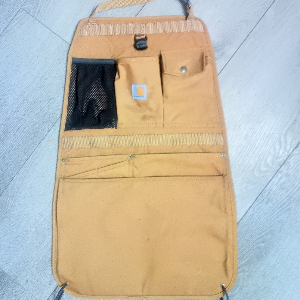 Carhart Universal Nylon Duck Seat Organizer Carhart Brown